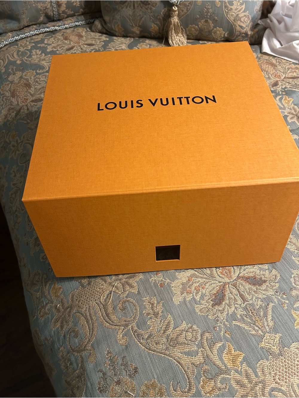 Louis Vuitton Orange Signature Box
